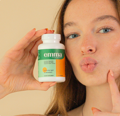 Emma Gut Health Supplement – 60 Capsules – Bloating & Gas Relief, Leaky Gut Support