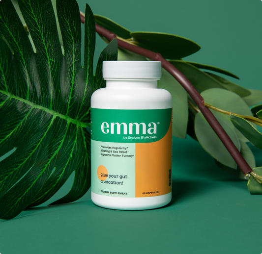 Emma Gut Health Supplement – 60 Capsules – Bloating & Gas Relief, Leaky Gut Support