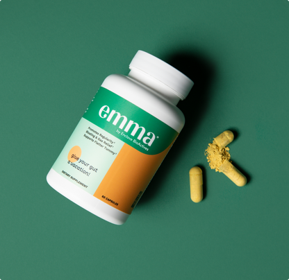 Emma Gut Health Supplement – 60 Capsules – Bloating & Gas Relief, Leaky Gut Support